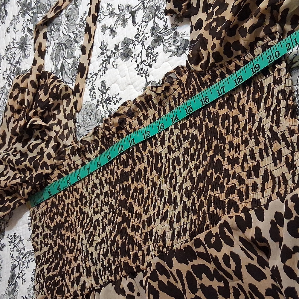 ASOS Leopard Print Maxi Dress EUC - Picture 12 of 14